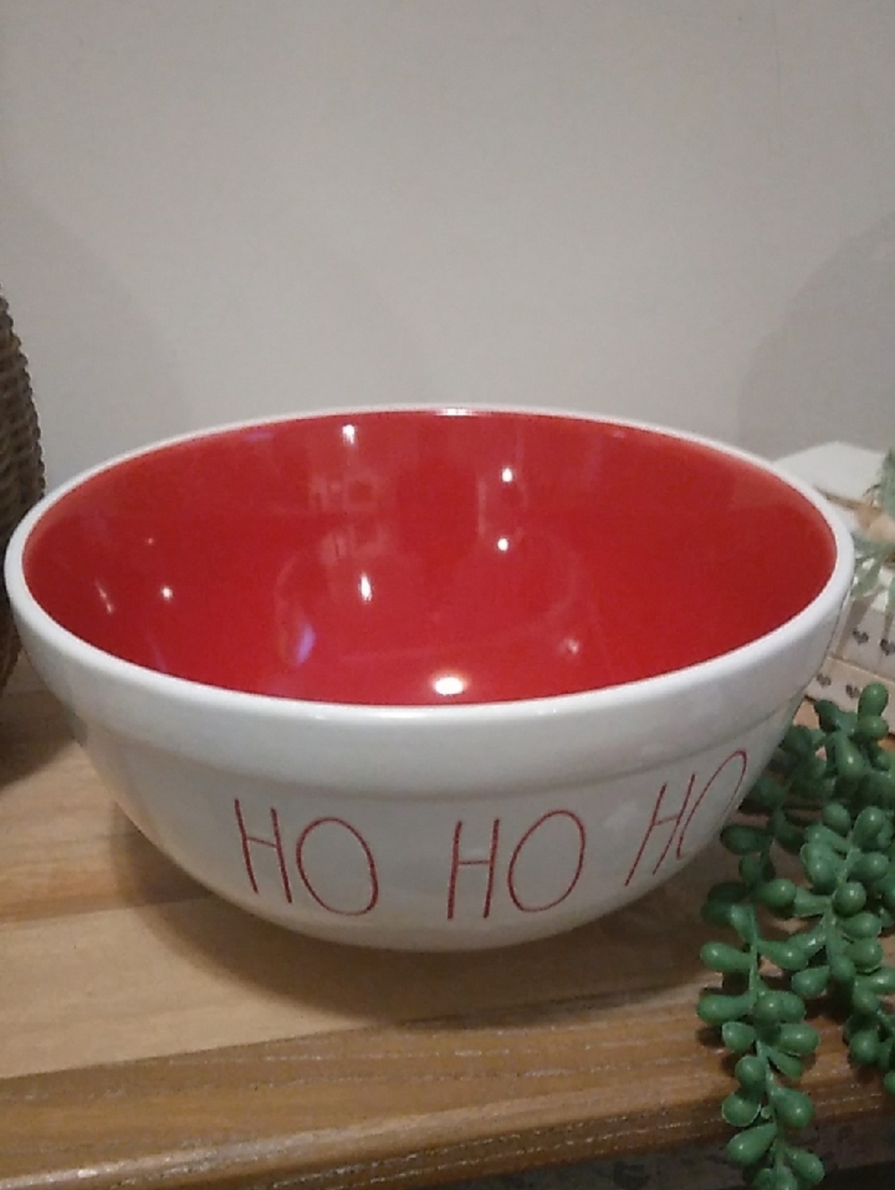 Rae Dunn Christmas Ho Ho Ho Mixing Bowl